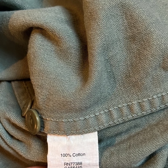 J.Crew | Green Military Pocket Shirt, Size 2, Shacket, Cotton - Picture 10 of 10